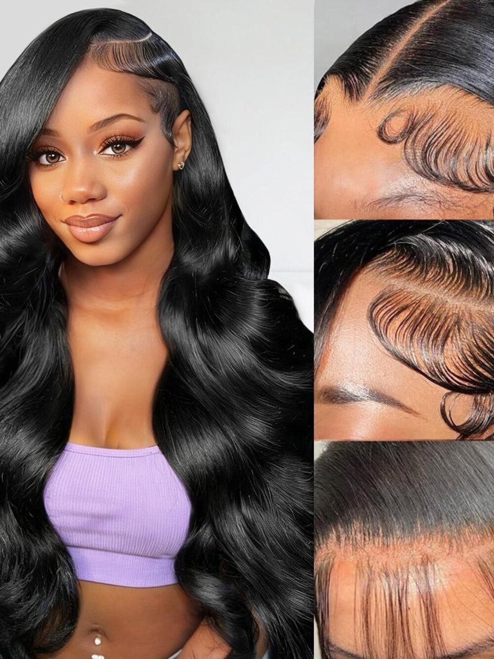 30in Body Wave 13x6 HD Lace Front Wig 180 Density 100% Human Hair